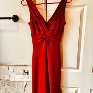 Banana Republic Red Backless Dress